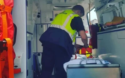 ambulance inden i